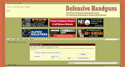 Desktop Screenshot of defensivehandguns.com